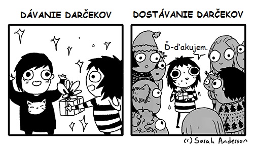 Dávanie vs dostávanie darčekov