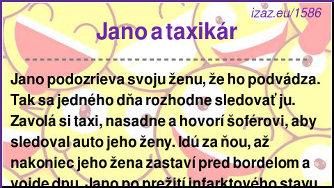 
Jano a taxikár
