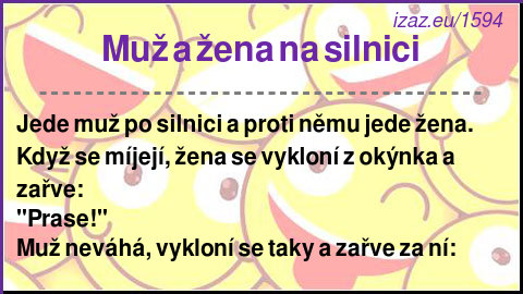 
Muž a žena na silnici
