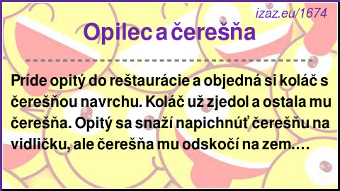 
Opilec a čerešňa
