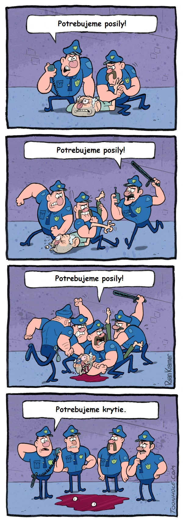 Keď policajti potrebujú posily