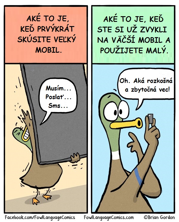 Menší vs väčší mobil