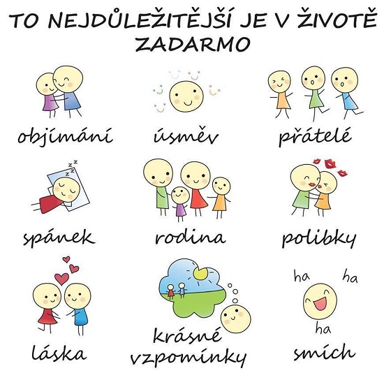 Najdôležitejšie veci v živote sú zadarmo