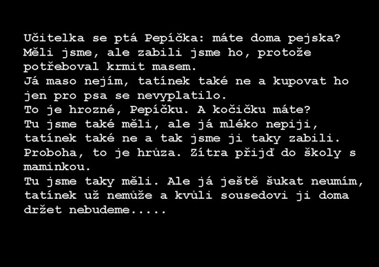 Pepíček a jeho zvieratká a jeho maminka