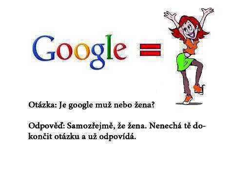 Pohlavie Google odhalené