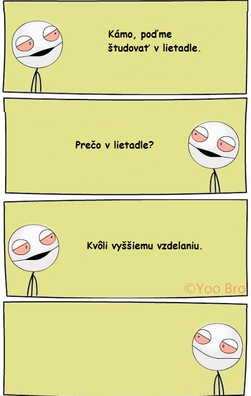 Prečo študovať v lietadle