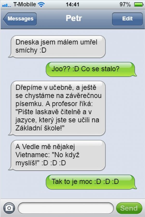 SMS: jazyk zo základnej školy