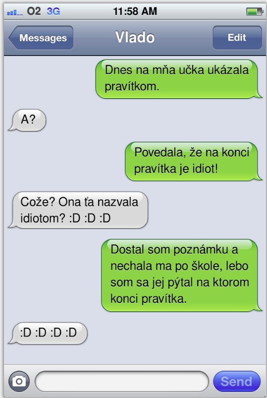 SMS: Učiteľka s pravítkom