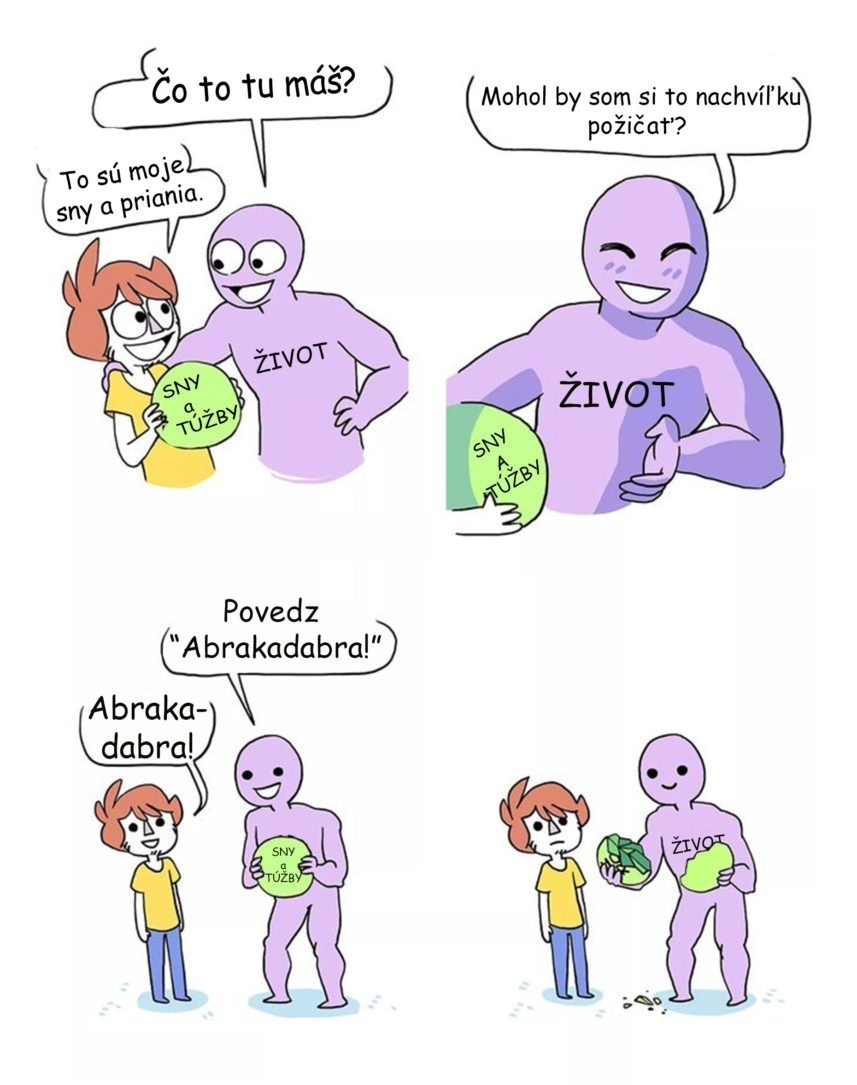 Sny a túžby VS Život