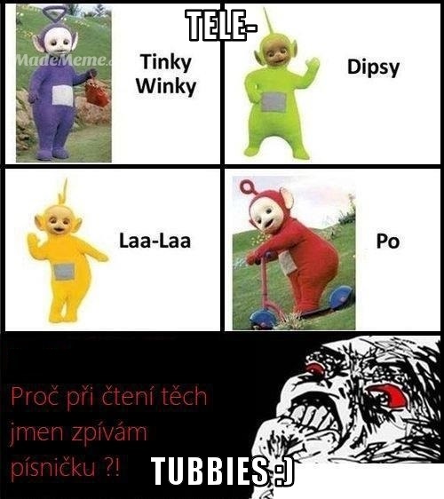 Teletubbies a spievanie