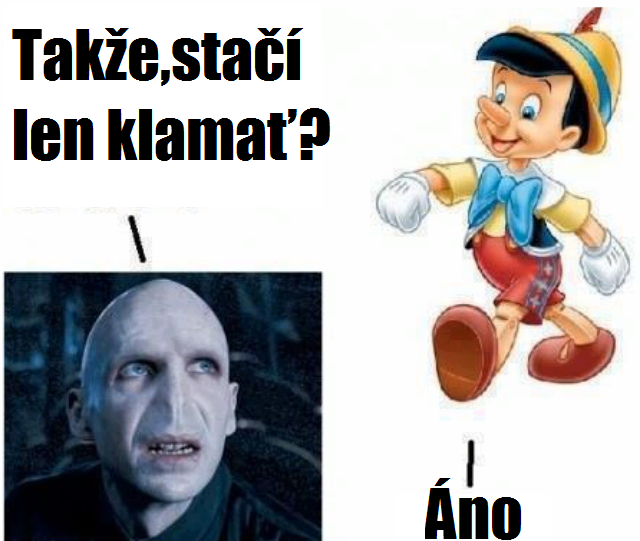 Voldemort a rada od Pinocchia