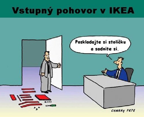 Vstupný pohovor v IKEA